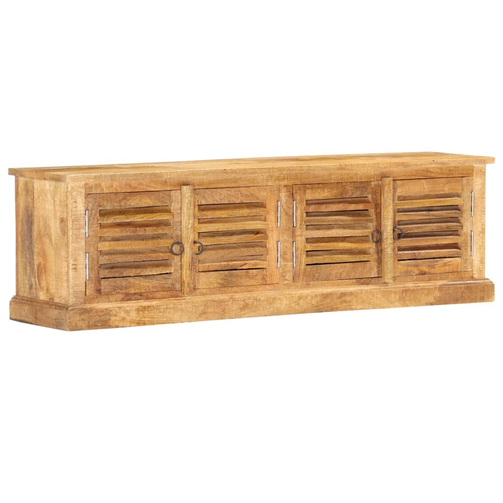 Storage Bench 128 cm Solid Mango Wood